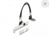 Delock Convertidor M.2 Key B+M 1 X Rj45 2,5 Gigabit Lan