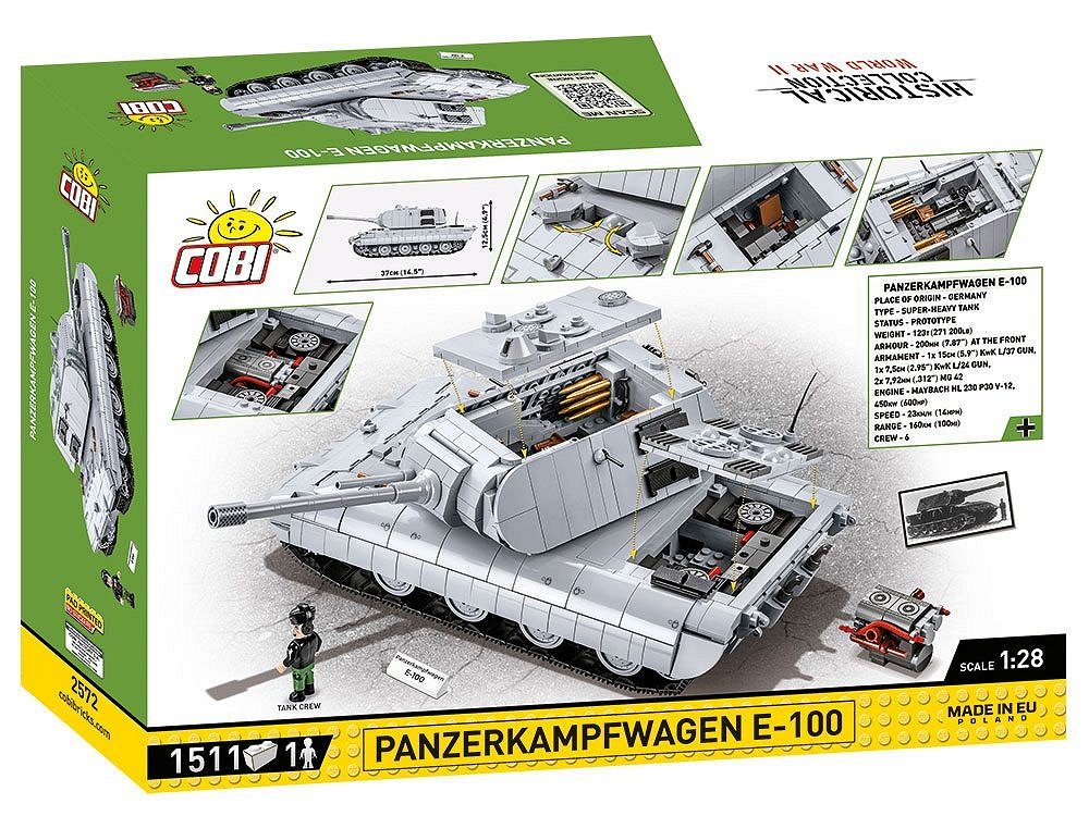EAN 5902251025724 - COBI Panzerkampfwagen E-100 imagen 12