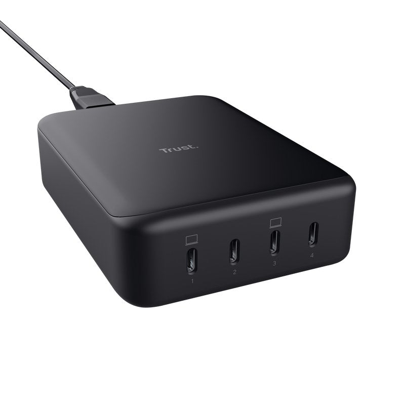 Cargador De Sobremesa Trust Maxo 4xusb Tipo-C 240w Compatible Con Portátiles