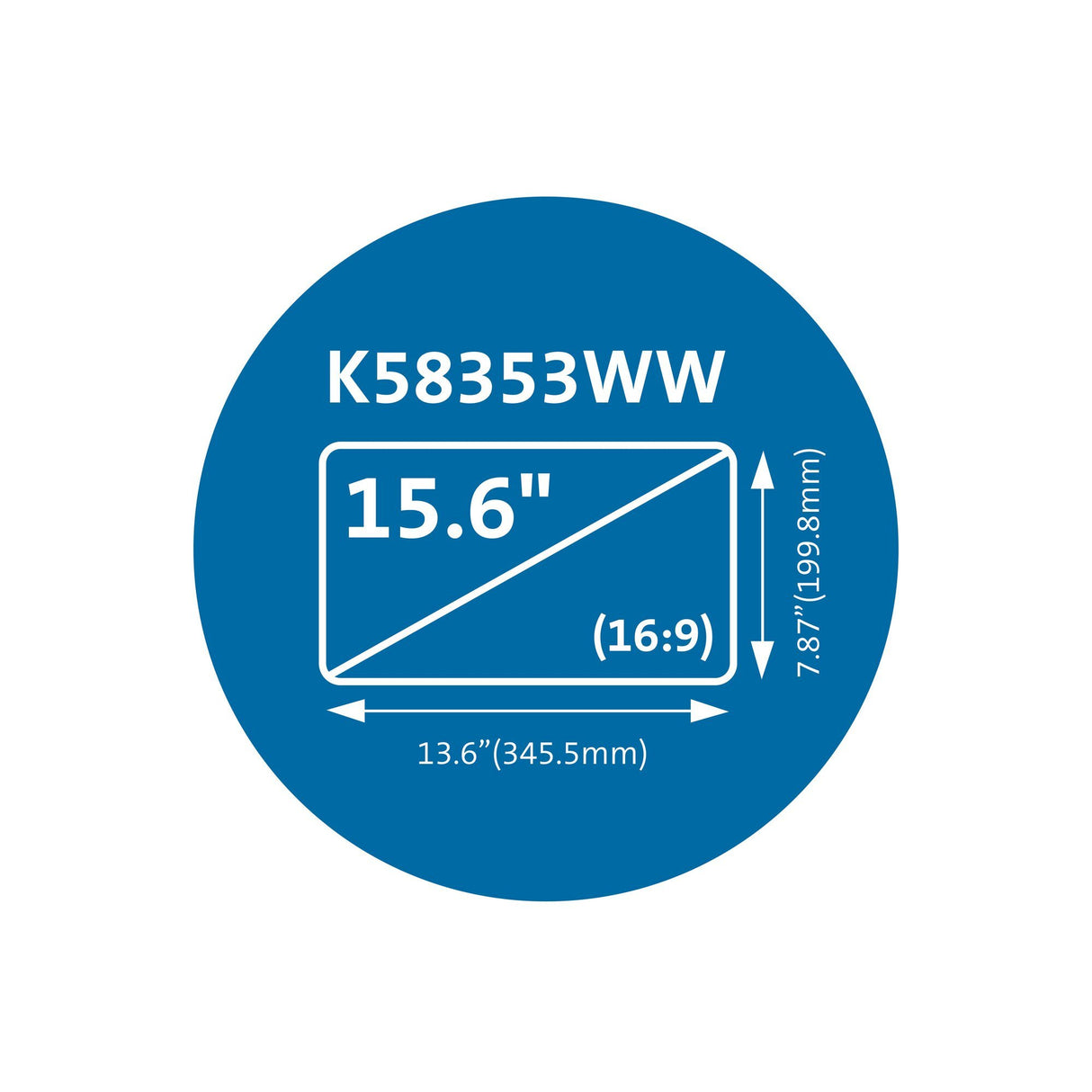 EAN 0085896583530 - Kensington K58353WW filtro para monitor 39,6 cm (15.6") Portátil imagen 13