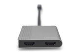 EAN 4016032485629 - Digitus DA-70828 Adaptador gráfico USB 4096 x 2160 Pixeles Gris imagen 4