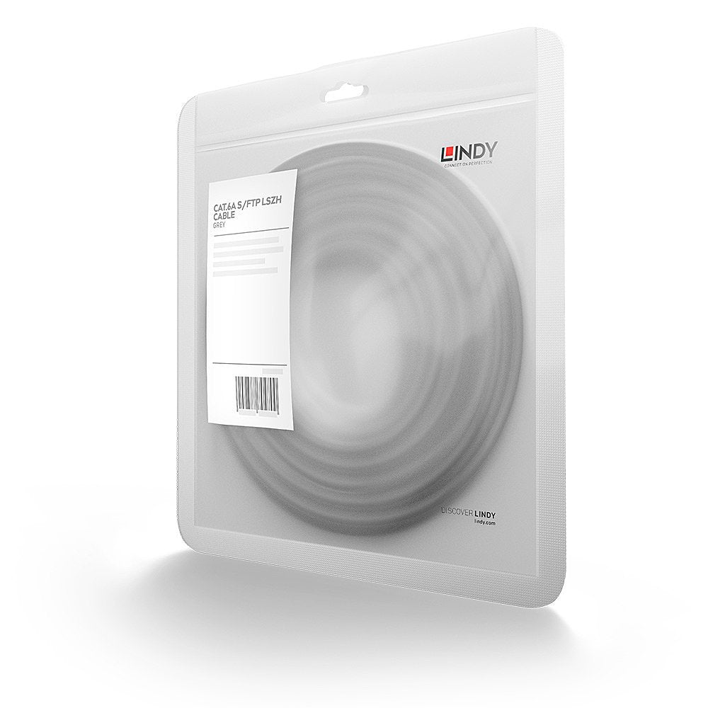 Lindy 45352 Cable De Red Gris 1 M Cat6a Sf/Utp (S-Ftp)