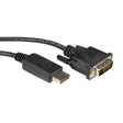 EAN 7611990186341 - ROLINE 11.04.5612 adaptador de cable de vídeo 5 m DisplayPort DVI Negro imagen 1