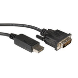 Roline Displayport Cable Dp St - Dvi St Schwarz 1m
