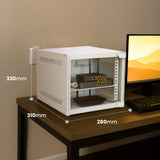 Extralink Lite 6u 10" 280x310 Wall-Mounted Rackmount Cabinet Gray