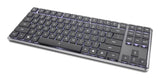 Lenovo 4y41v37355, Tenkeyless (80 - 87 %), Con Cable & Inalámbrico, Usb + Rf Wireless + Bluetooth, Optischer Schlüsselschalter, Led, Gris