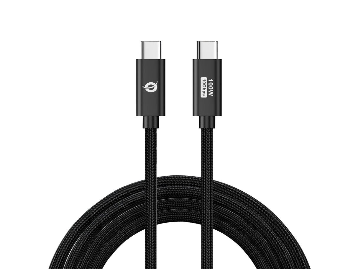 Cable Usb-C Macho A Usb-C Macho 1.2m Conceptronic Usb 3.2 Gen 2 100w 20v 5a 10gbps E-Mark