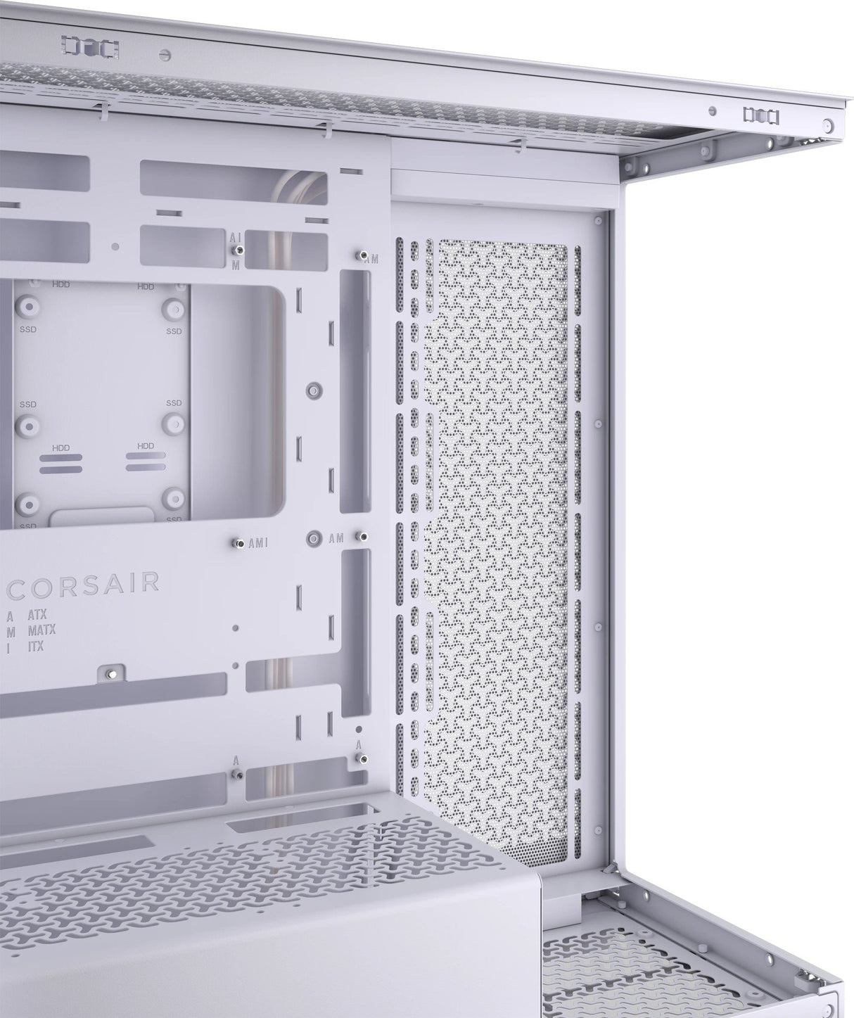 Caja Pc Corsair 3500x  Cristal Templado Cc-9011277-Ww Blanca