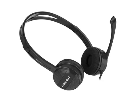 EAN 5901969412659 - NATEC Canary Auriculares Alámbrico Diadema Oficina/Centro de llamadas Negro imagen 4