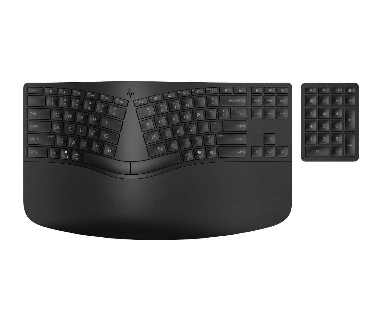 EAN 0197192179260 - HP 960 BLK Ergonomic Wireless Keyboard teclado Hogar RF Wireless + Bluetooth Negro imagen 12