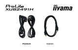 EAN 4948570124480 - iiyama ProLite XUB2491H-B1 pantalla para PC 60,5 cm (23.8") 1920 x 1080 Pixeles Full HD LED Negro imagen 10