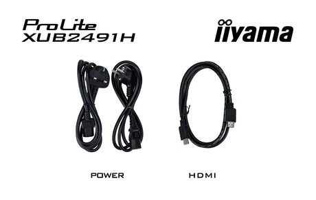 EAN 4948570124480 - iiyama ProLite XUB2491H-B1 pantalla para PC 60,5 cm (23.8") 1920 x 1080 Pixeles Full HD LED Negro imagen 10