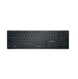 Teclado Alemán Cherry Kw X Ulp Usb + Rf Wireless + Bluetooth Qwertz Negro