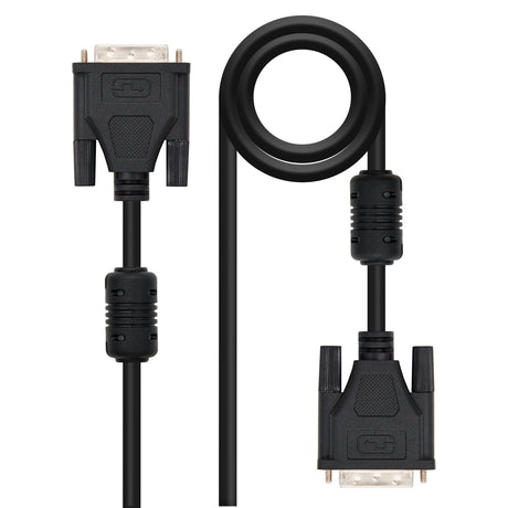 EAN 8433281002135 - Nanocable 10.15.0802 cable DVI 1,8 m Negro imagen 1