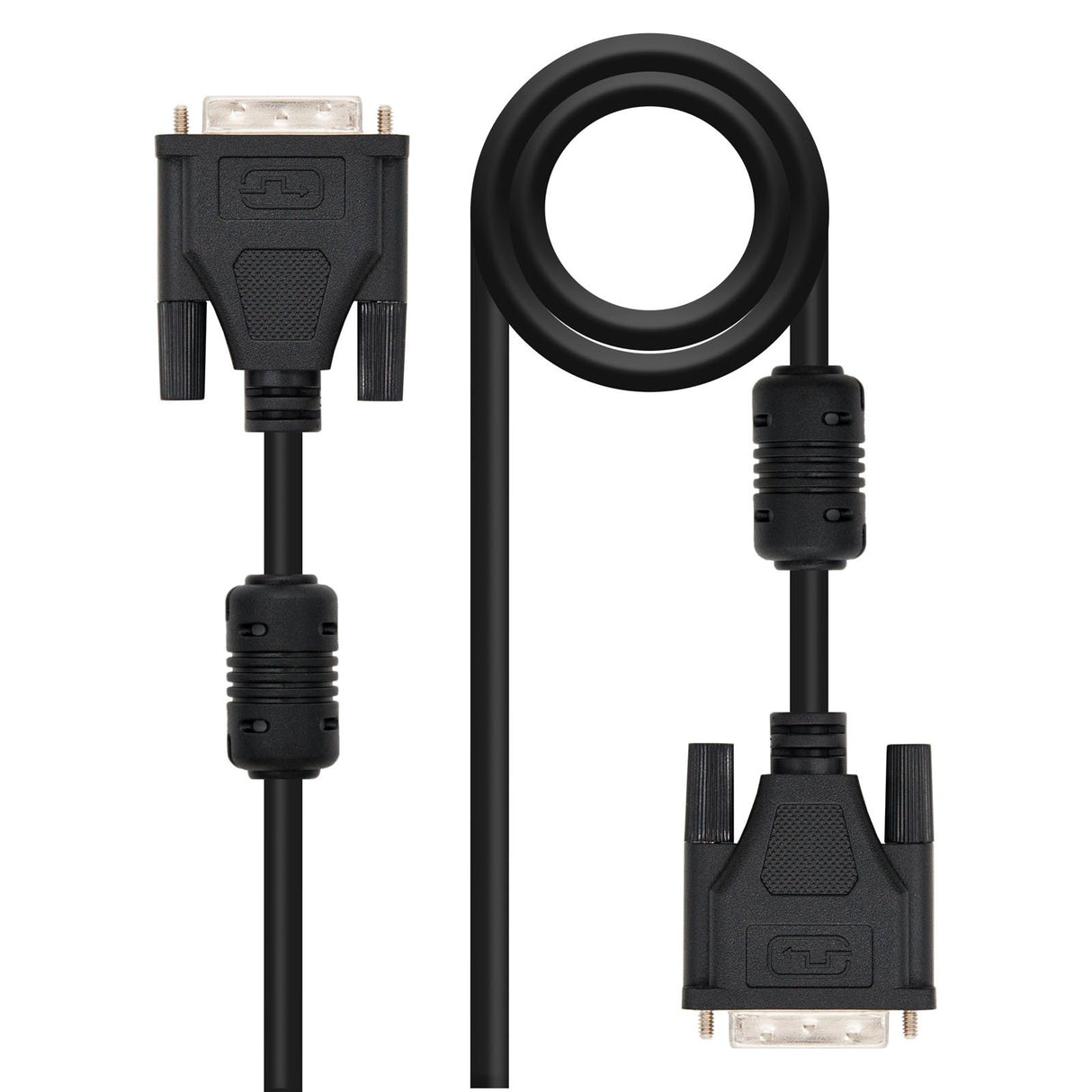 EAN 8433281002142 - Nanocable 10.15.0803 cable DVI 3 m Negro imagen 1
