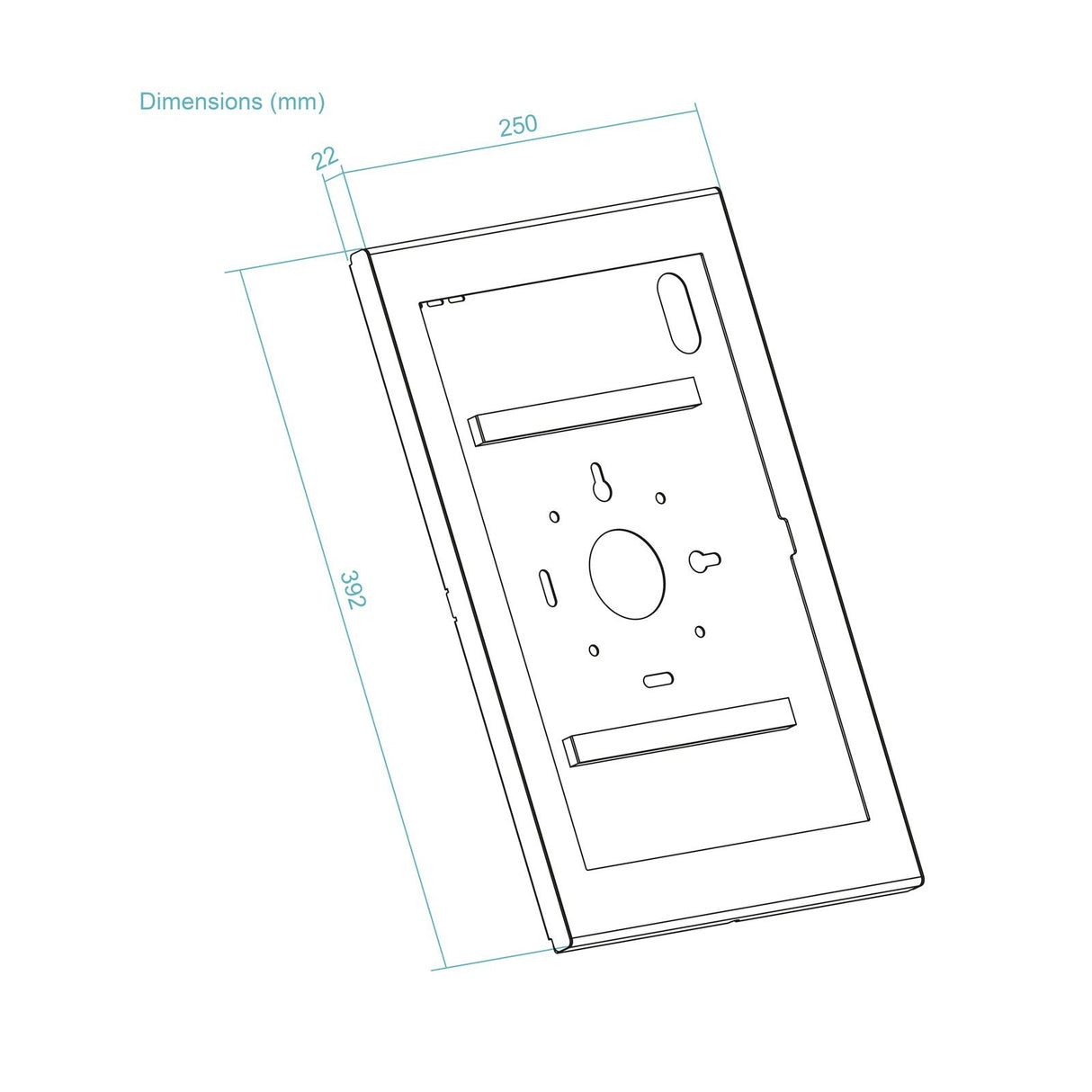 Marco Antirrobo Para Tablet Tooq Tqatte2601-L-B Negro