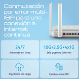 EAN 4897082922537 - Keenetic Titan (KN-1812) router inalámbrico 10 Gigabit Ethernet Doble banda (2,4 GHz / 5 GHz) Blanco imagen 5