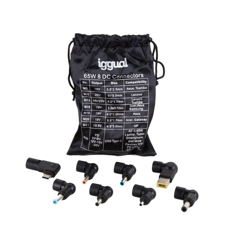 Iggual Cargador Universal Automático Cua-C-8t-65w
