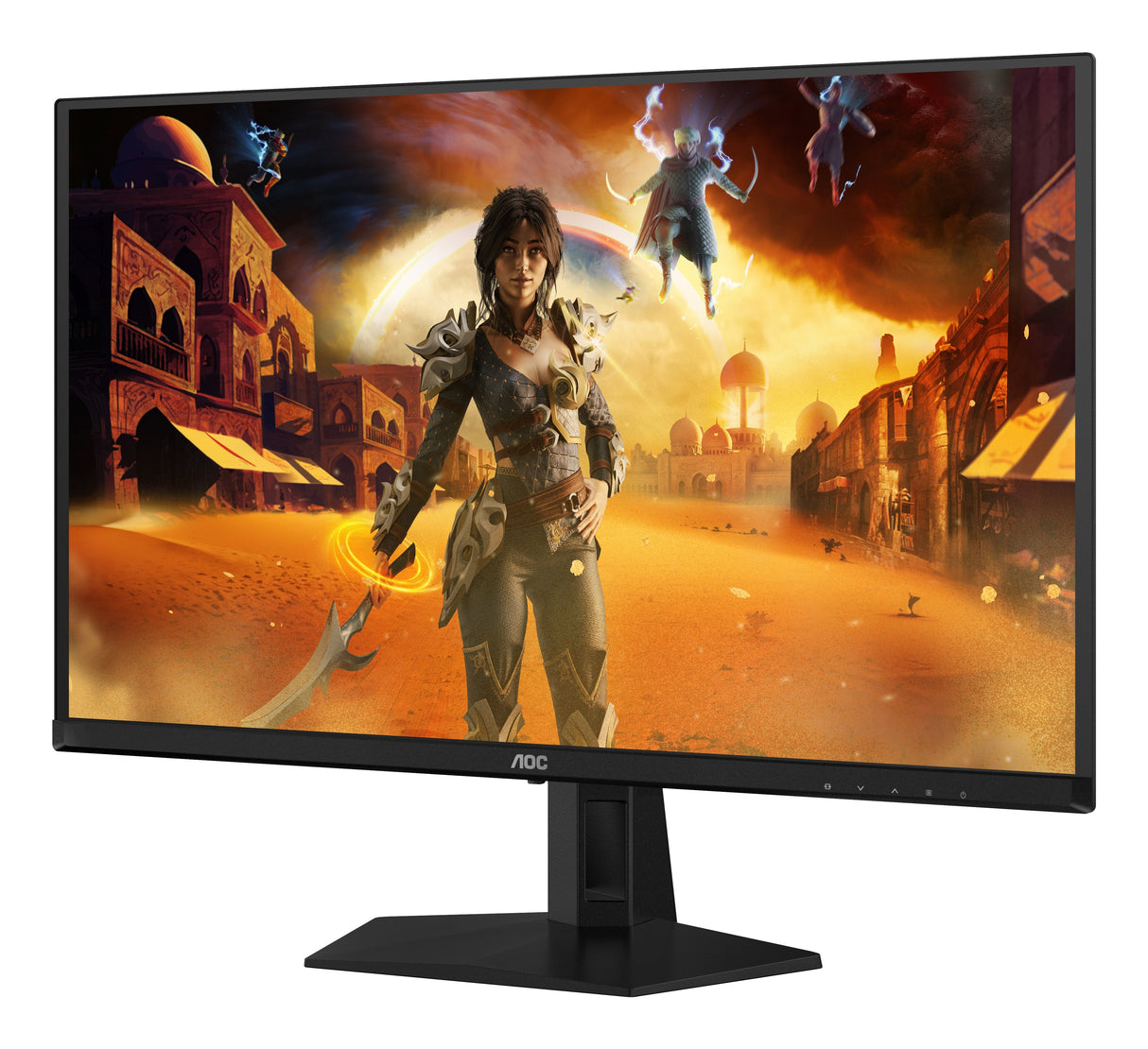 Monitor  Aoc Agon Q27g41zdf Qd-Oled Gaming 26,5 " Negro, Qhd, Hdmi, Dp, Adaptive-Sync, Compatibilidad G-Sync, Panel De 240hz Q27g41zdf