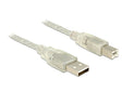 EAN 4043619838950 - DeLOCK 83895 cable USB USB 2.0 3 m USB A USB B Transparente imagen 1