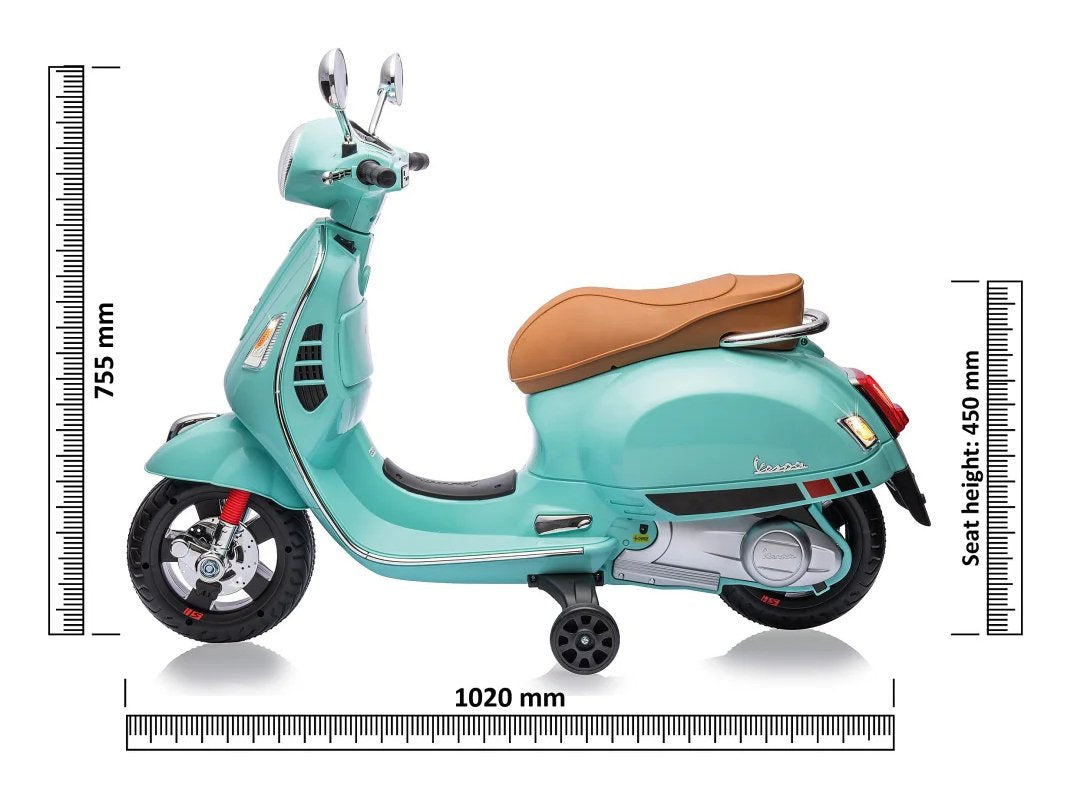 Jamara Ride-On Vespa Gts 125 Mintverde Li-Power 12.6