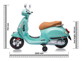 Jamara Ride-On Vespa Gts 125 Mintverde Li-Power 12.6