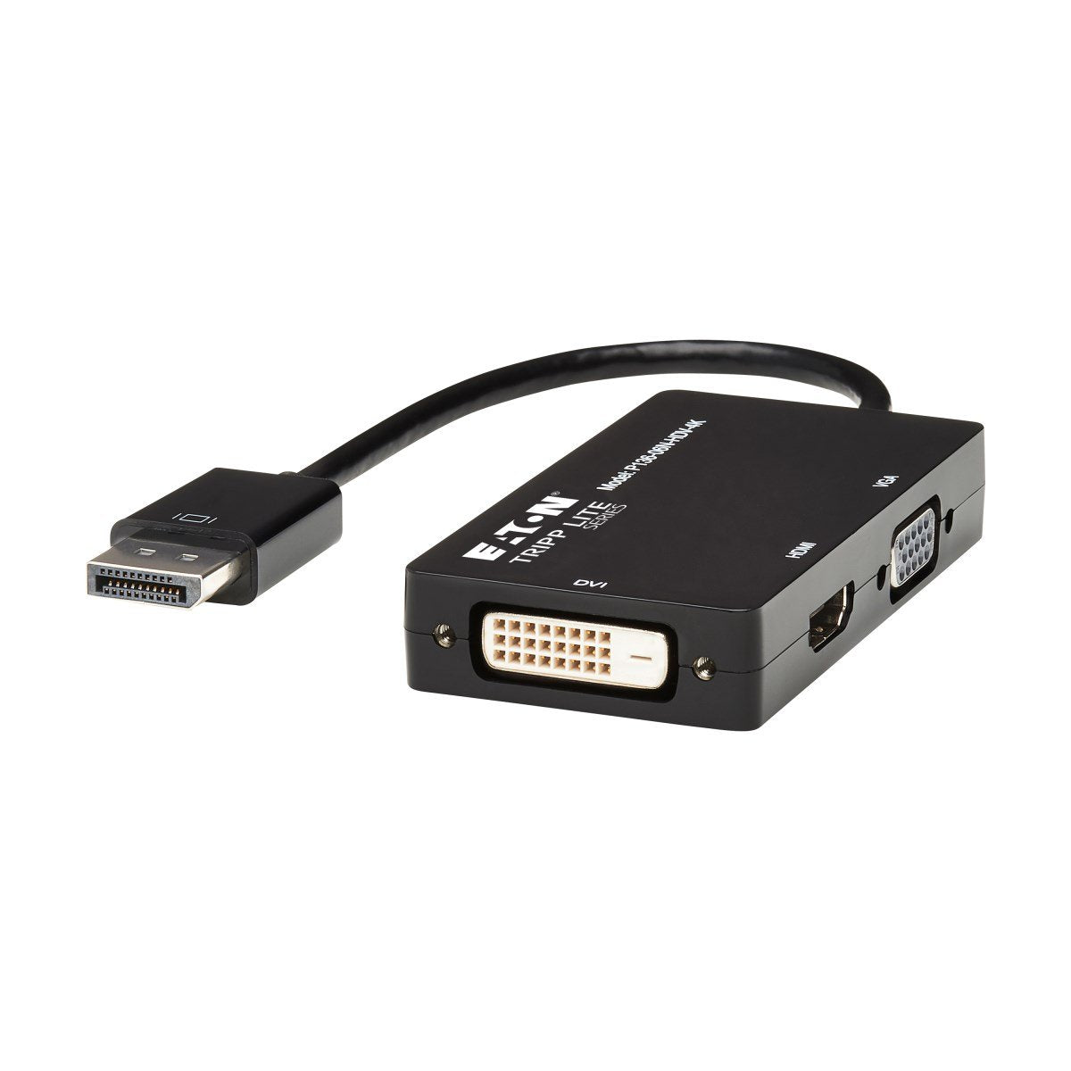 Eaton Tripp Lite   Displayport To Vga/Dvi/Hdmi All-In-One Converter Adapter Dp Ver 1.2 4k 30 Hz Hdmi