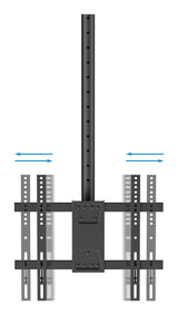 Soporte Techo Pantallas 32-75" Xl Negro