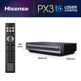 EAN 6942351411149 - Hisense PX3 proyector de TV Proyector de alcance ultracorto 2800 lúmenes ANSI UHD 4K (3840x2160) Negro, G imagen 2