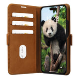 Dbramante1928 Copenhagen Funda Con Tapa Para Teléfono Móvil Piel De Napa Marrón Para Apple Iphone 15 Pro