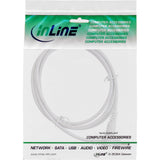 Cable De Extensión De Cc Inline, Enchufe De Cc Macho/Hembra 4,0x1,7 Mm, Blanco, 2 M