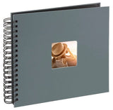 Hama  Fine Art  Spiral Grey 28x24 50 Black Pages 94879