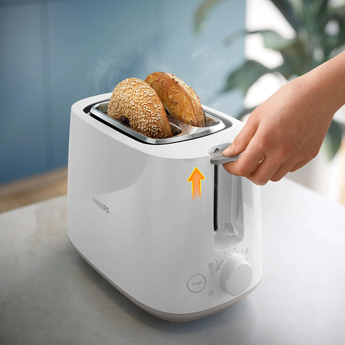 EAN 8710103806660 - Philips Daily Collection HD2582/00 tostadora 8 2 rebanada(s) 900 W Blanco imagen 2
