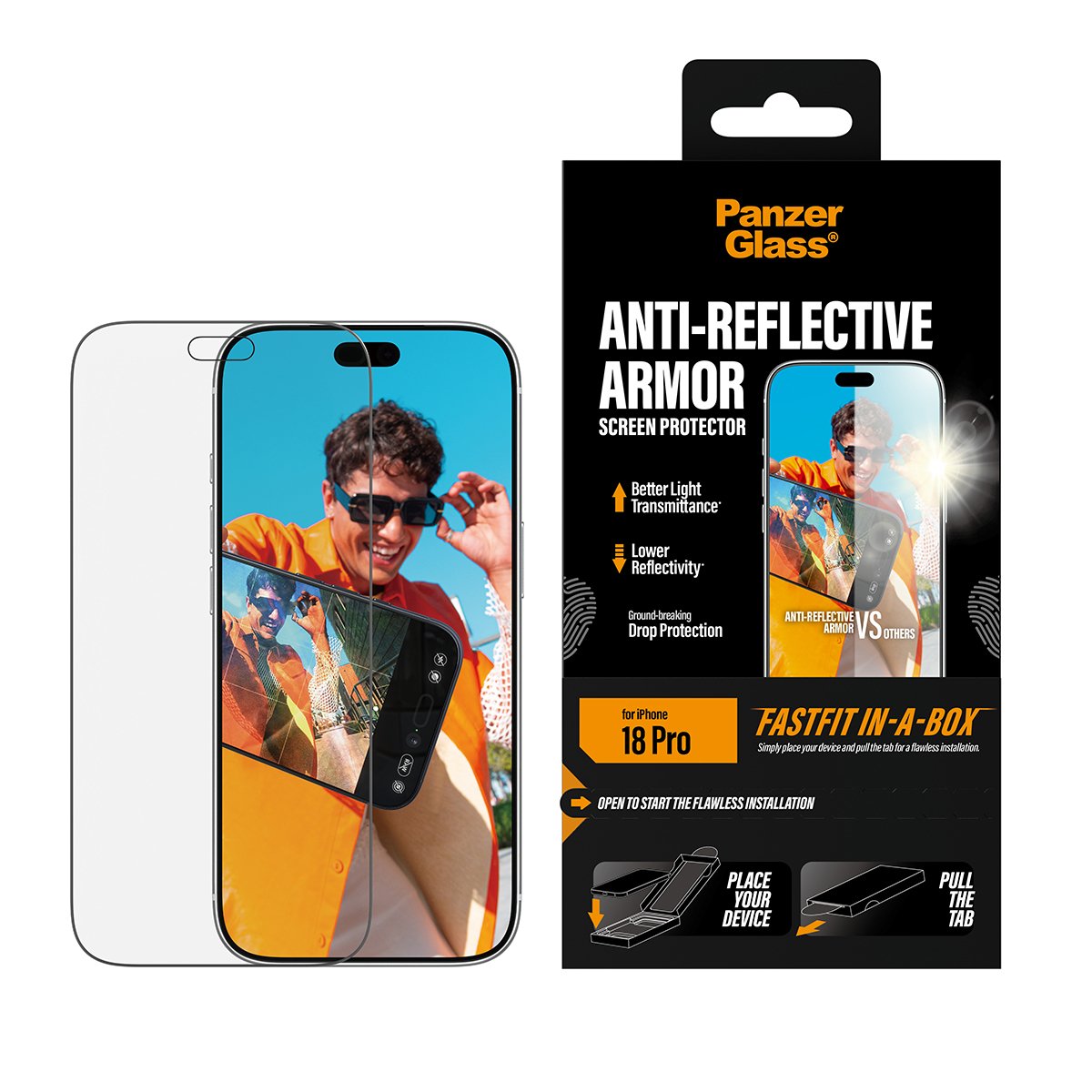 Panzerglass Anti-Reflective Armor Screen Protector Iphone 18 Pro