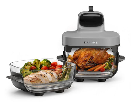 EAN 6977328067104 - Dreame PT60 Sencillo 4,5 L Independiente 1500 W Freidora de aire caliente Gris imagen 6