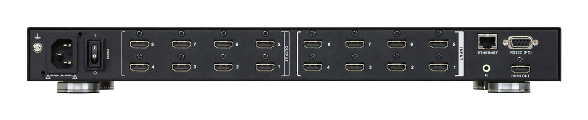 Matrix Switch Hdmi  8x8 Con Escalador, Y Audio