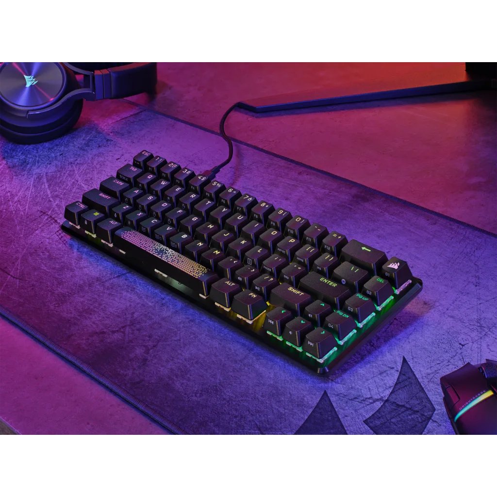 Teclado Español Corsair Usb K65 Mini Pro Rgb Blk Opx 65% Ch-91a401a-Es