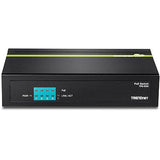 EAN 0710931160413 - Trendnet TPE-S50 switch No administrado L2 Fast Ethernet (10/100) Energía sobre Ethernet (PoE) Negro imagen 2