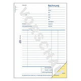 Avery Zweckform Rechnungsformular - 40 Hoja - A5 (148 X 210 Mm)