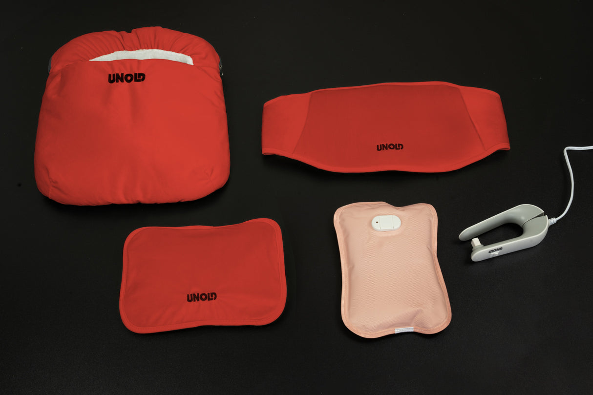 Unold 86023  Wärmi Premium Set Elektrische Wärmflasche     Rot