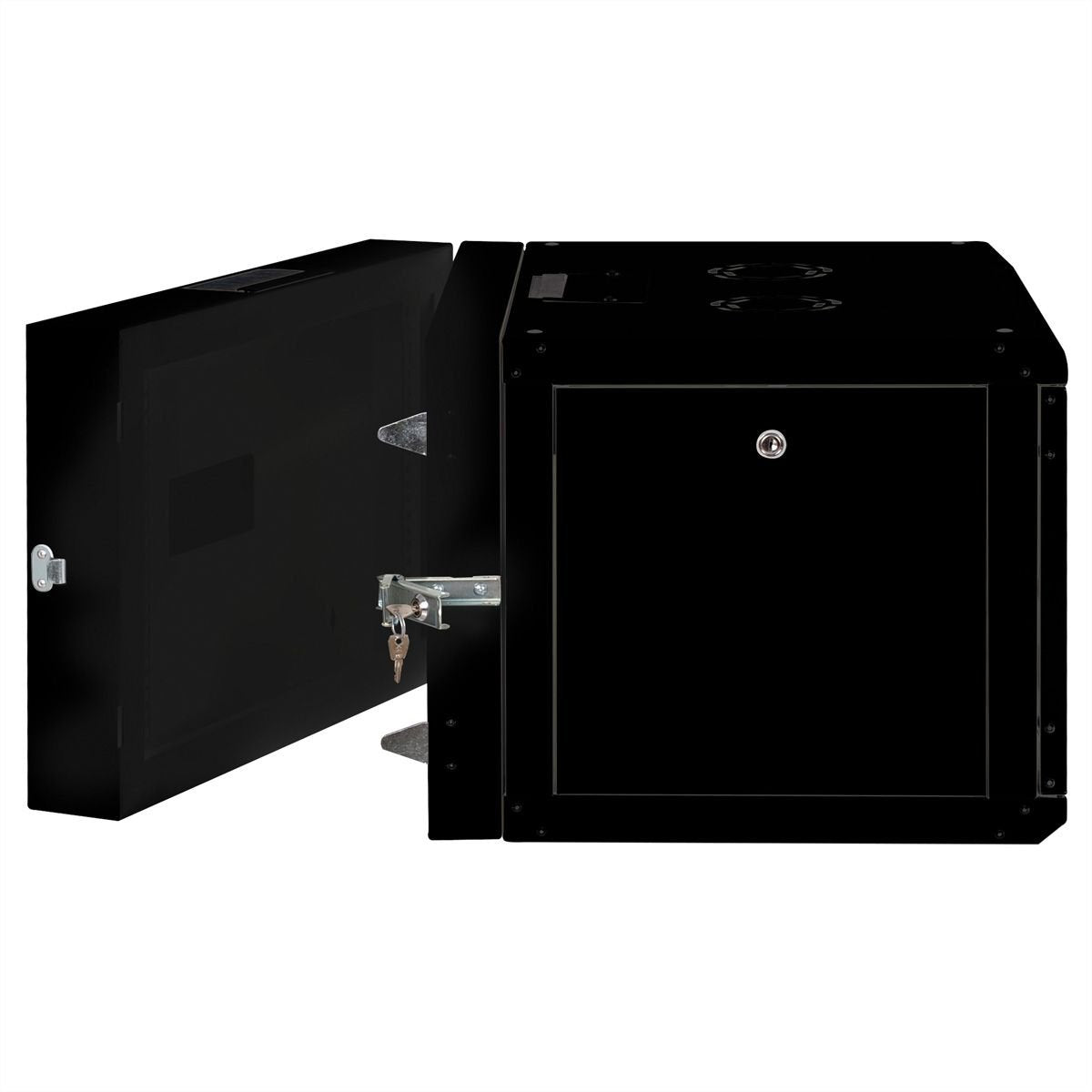 Roline 19-Zoll Wandgehuse Pro 7 He, 600x600 Bxt Zweiteilig Schwenkbar Schwarz