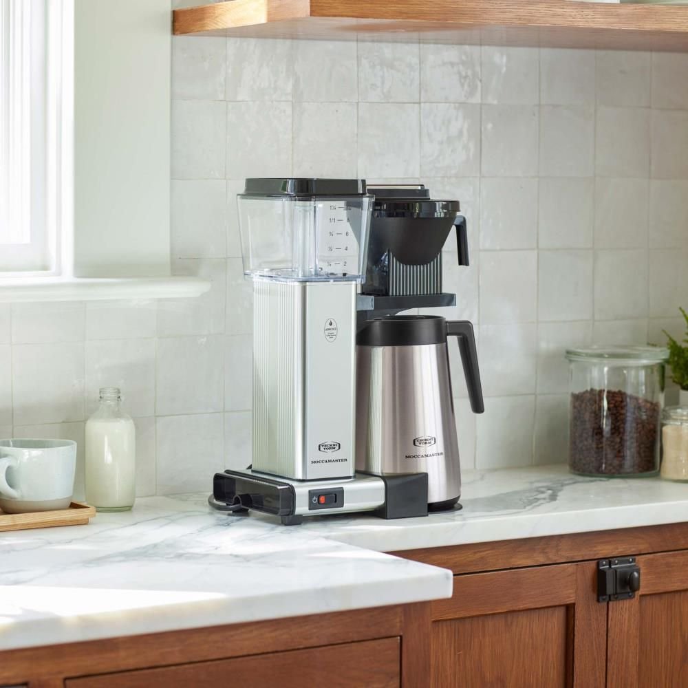 Moccamaster 79401 Kbgt, Filterkaffeemaschine, Polished Silver, 1.25l