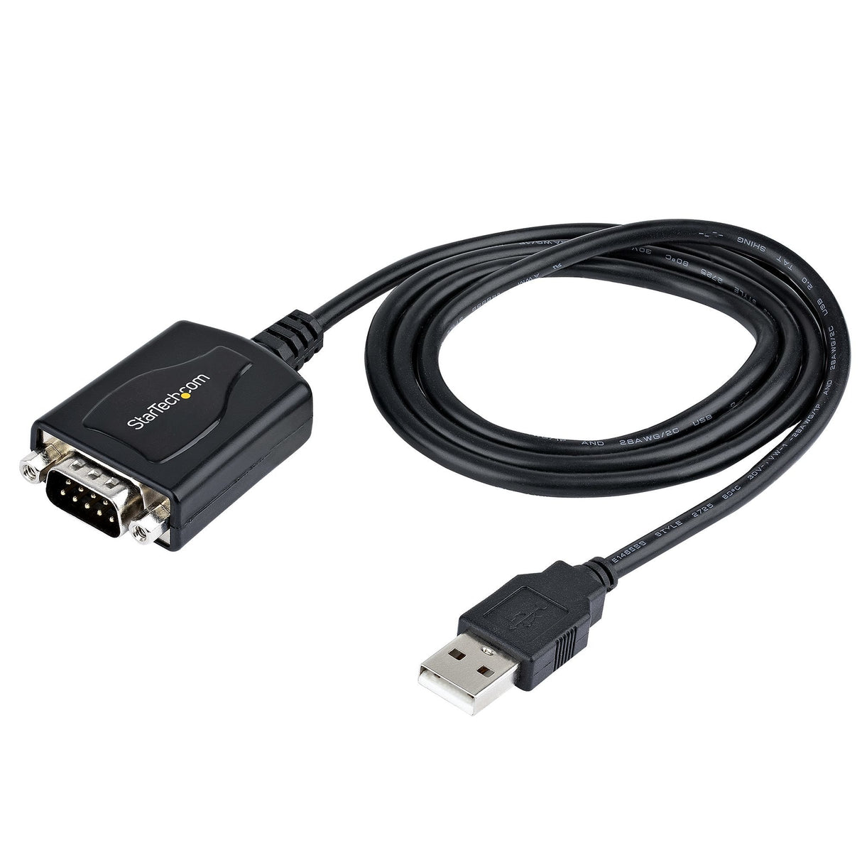Startech Cable De 91cm Usb A Serie Con Retención De Puerto Com, Conversor Db9 Rs232 Macho A Usb, Adaptador Usb A Serie Para Plc/Impresora/Escáner, Chipset Prolific, Win/Mac