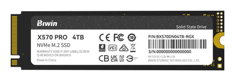 EAN 6955914627390 - Biwin X570Pro 4 TB M.2 PCI Express 5.0 NVMe imagen 6