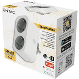 Entac Wifi Meckdosenadaptador 2-Fach