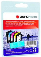 EAN 4250164824943 - AgfaPhoto LC980/1100 cartucho de tinta 4 pieza(s) Alto rendimiento (XL) Negro, Cian, Magenta, Amarillo imagen 1