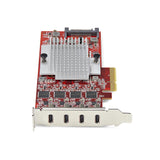 EAN 65030920292 - StarTech.com P10Q4C-USB-CARD-LP tarjeta y adaptador de interfaz USB 3.2 Gen 2 (3.1 Gen 2) imagen 3