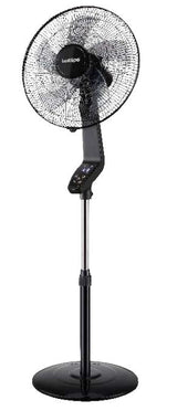 Ventilador De Pie Coín Black 50 W Ø40 Cm, Negro, 40 X 40 X 129 Cm
