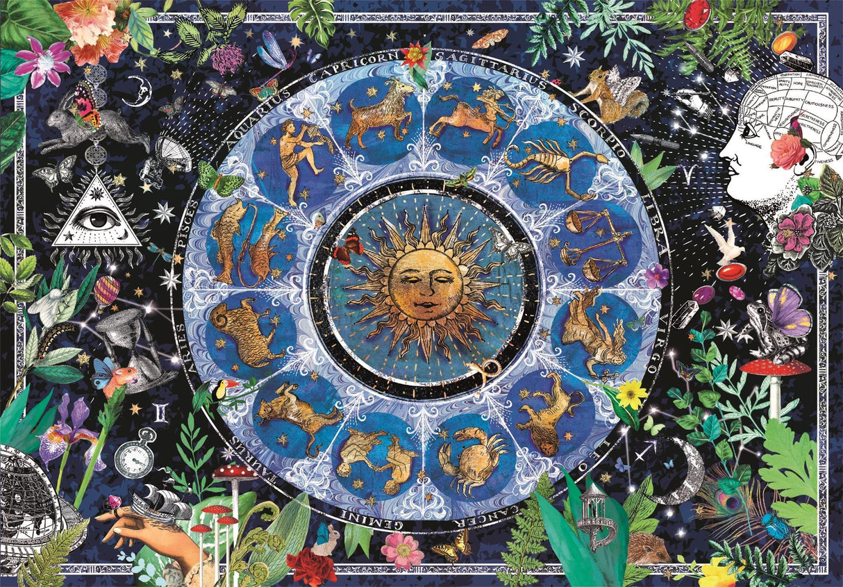 EAN 8005125399376 - Clementoni 1000 pcs. CB HQC Astrological Chart imagen 2