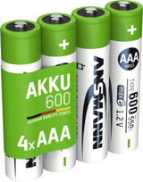 1x4 Ansmann Nimh Akku Micro Aaa Typ 600 Min.550 Mah    1311-0022